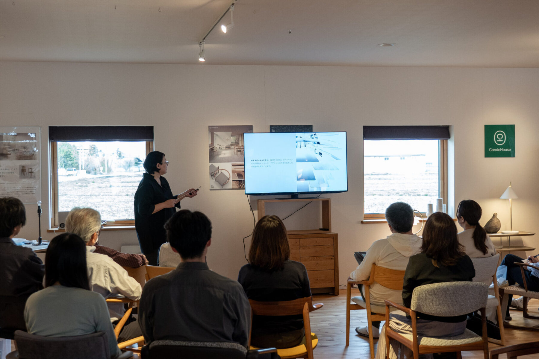 ルイスポールセン トークイベント　写真 塩田家具