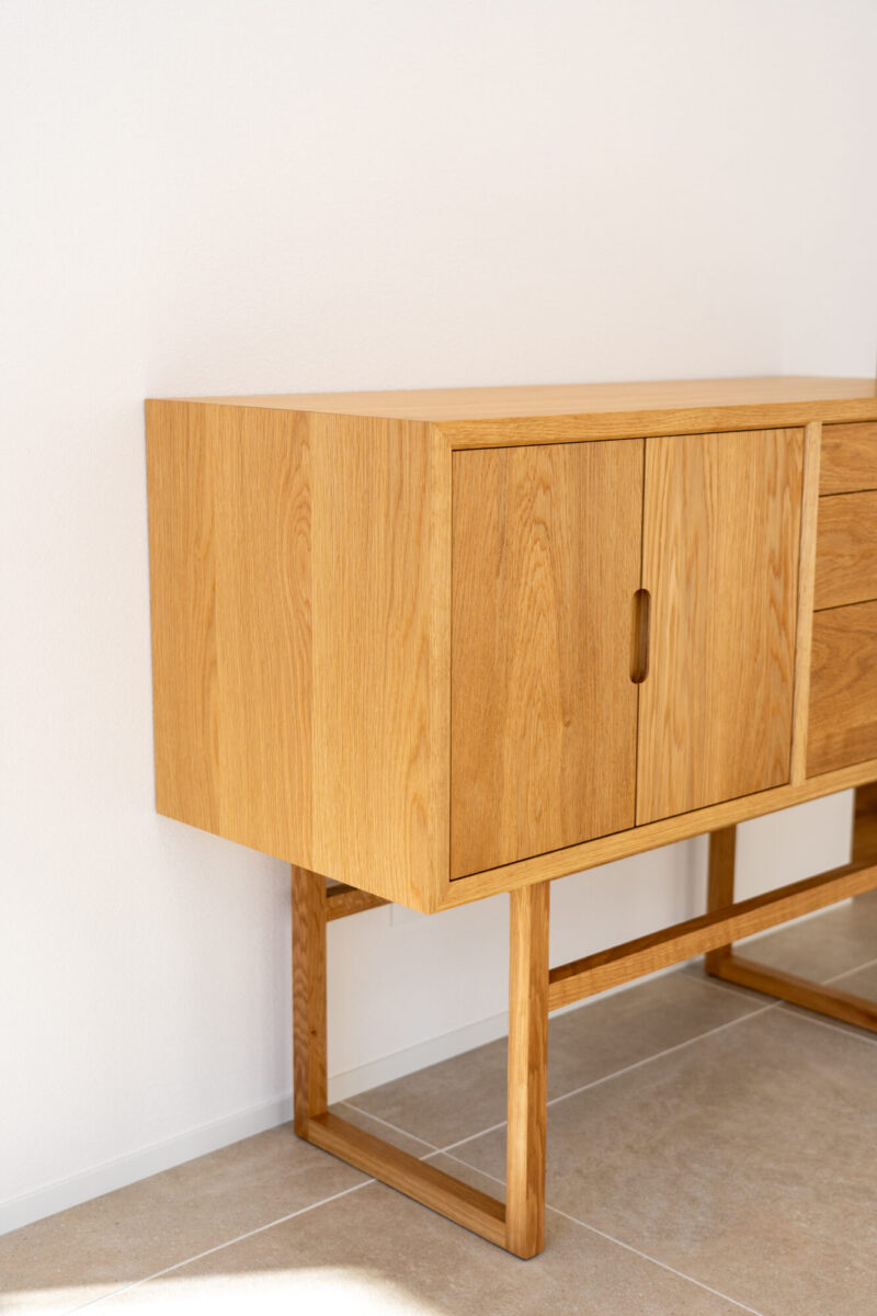 無垢材の木目が美しい 松井木工 サルビアシリーズ 引き出し収納