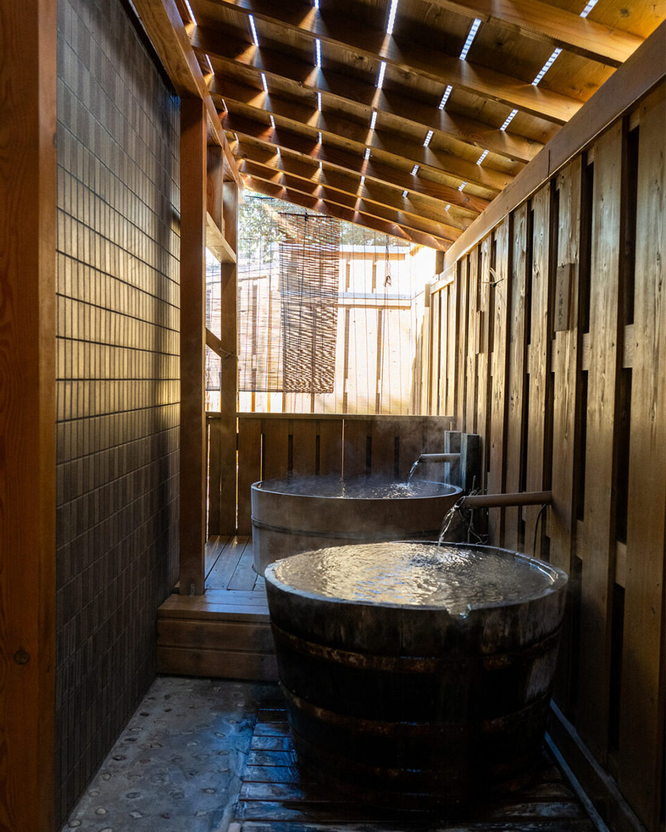 鹿教湯温泉 黒岩旅館 露店風呂